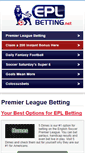 Mobile Screenshot of eplbetting.net